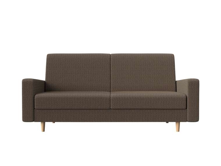 Прямой диван-кровать Бонн бежево-коричневого цвета