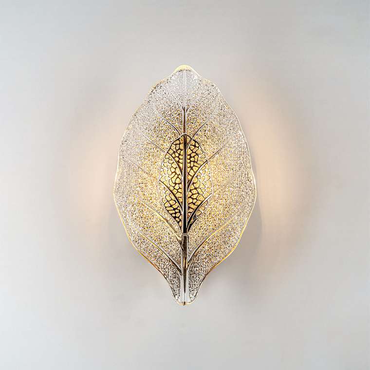 Настенный светильник MS.250.01 GD (стекло, цвет прозрачный)