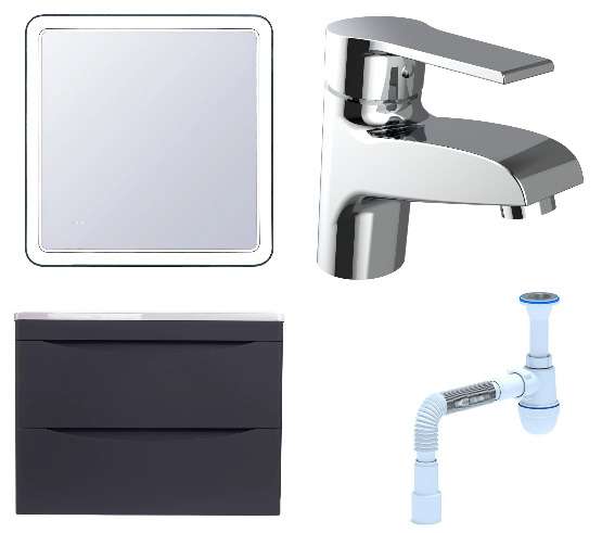 Комплект: Мебель для ванной Бергамо
