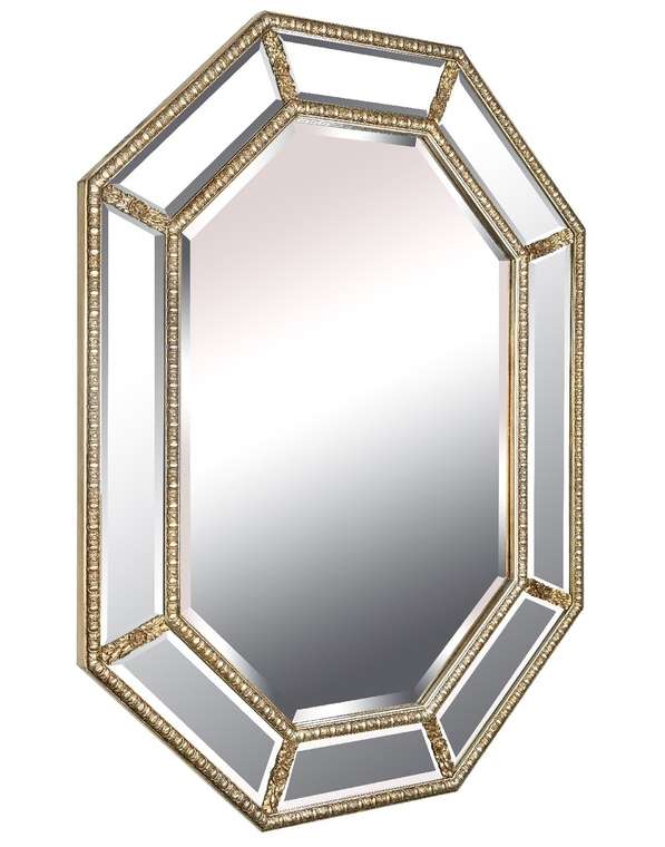 Настенное Зеркало в раме Diamond Silver  