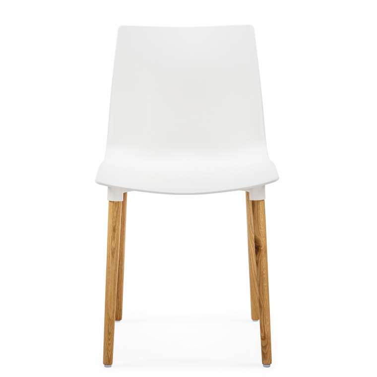 Обеденный стул Кобе белого цвета