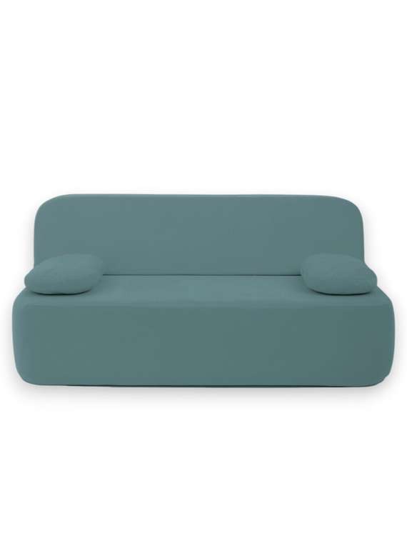 Бескаркасный диван Бабл бирюзового цвета