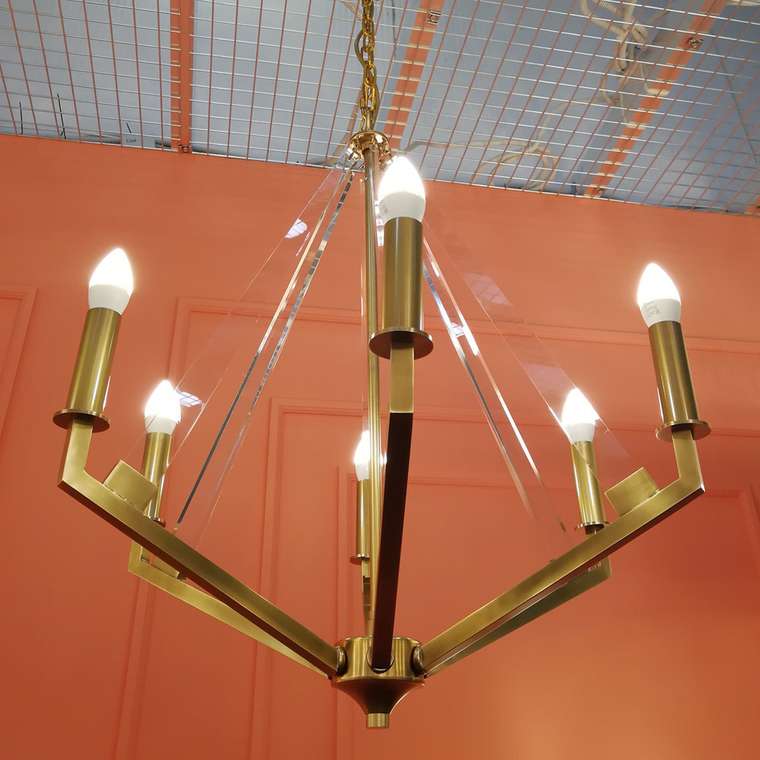 Люстра Cloyd LIMNOR C6 / ?61 см - латунь