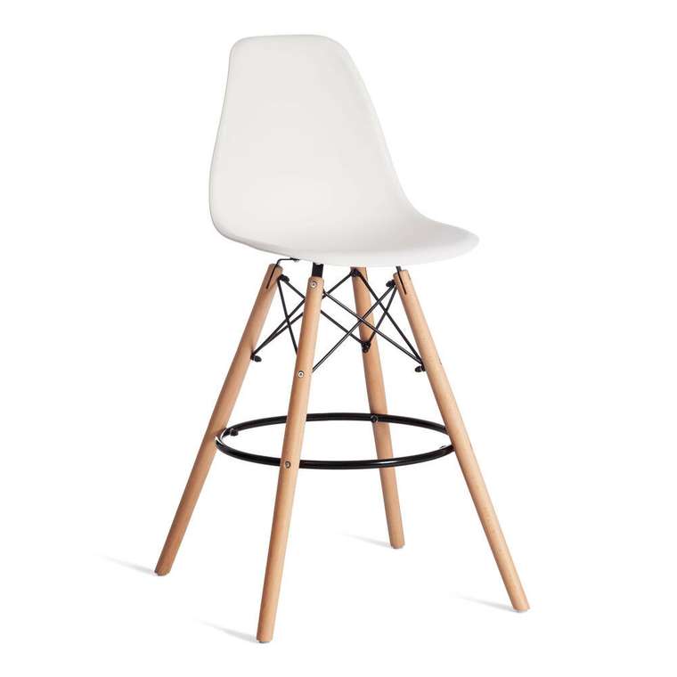 Барный стул Cindy Bar Chair белого цвета