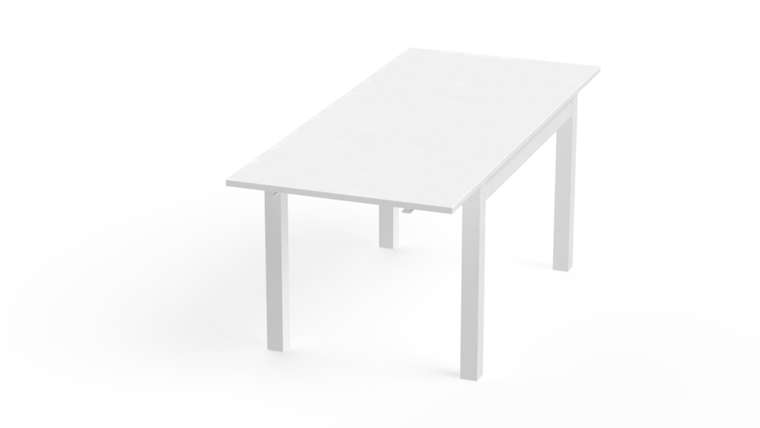 Раскладной обеденный стол Вардиг М белого цвета