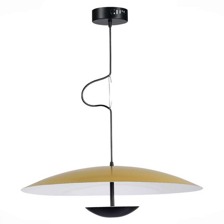 Светильник подвесной ST-Luce Золотистый,Черный/Золотистый LED 1*40W 3000K АРМОНИКО