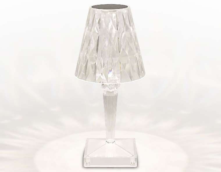 Настольная лампа Desk DE8055 (акрил, цвет прозрачный)