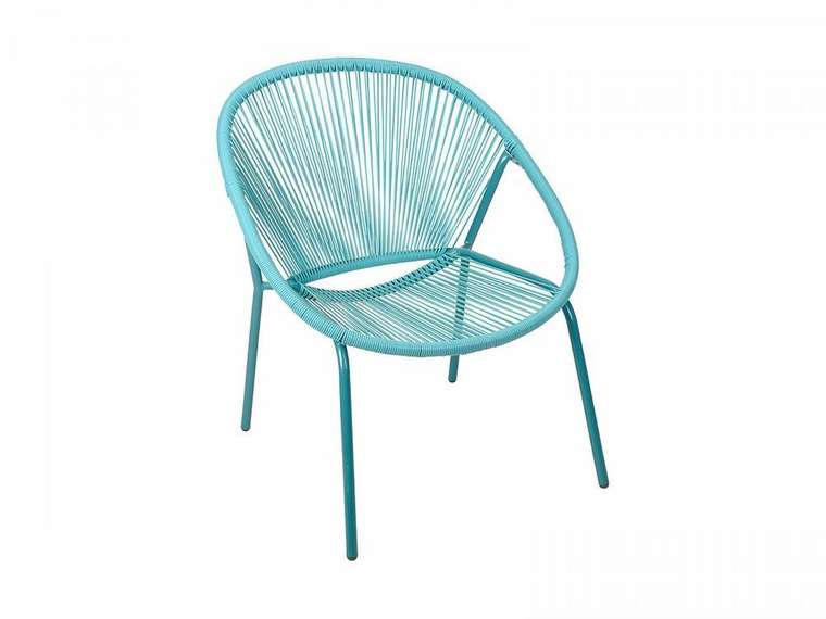 Кресло Breeze Blue с металлическим каркасом
