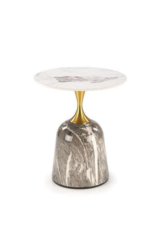 Кофейный стол Rosa бело-серого цвета