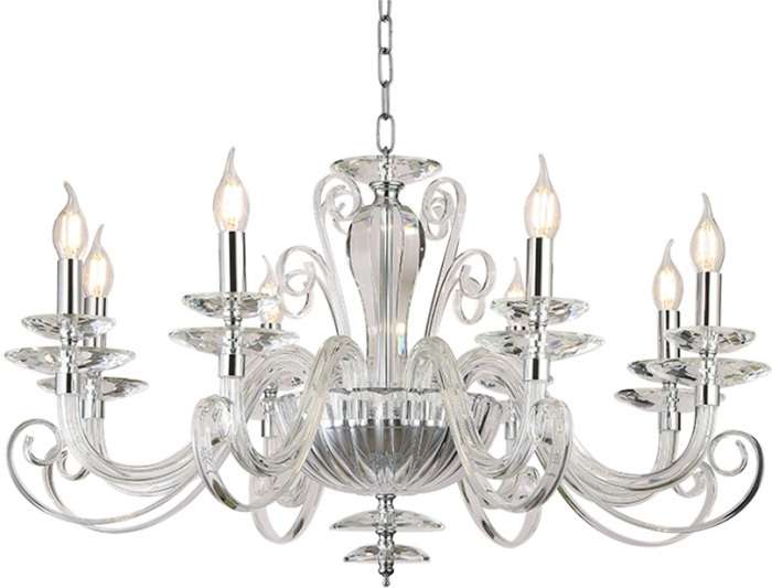 Подвесная люстра Newport 8570 8578/C chrome подсвечник