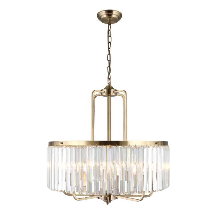 Подвесная люстра Borno OML-66003-08 (хрусталь, цвет прозрачный)