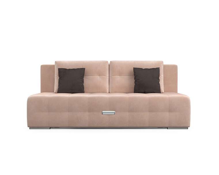 Прямой диван-кровать Марсель 4 бежевого цвета