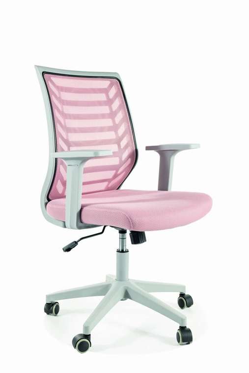 Кресло компьютерное Q-320 розового цвета