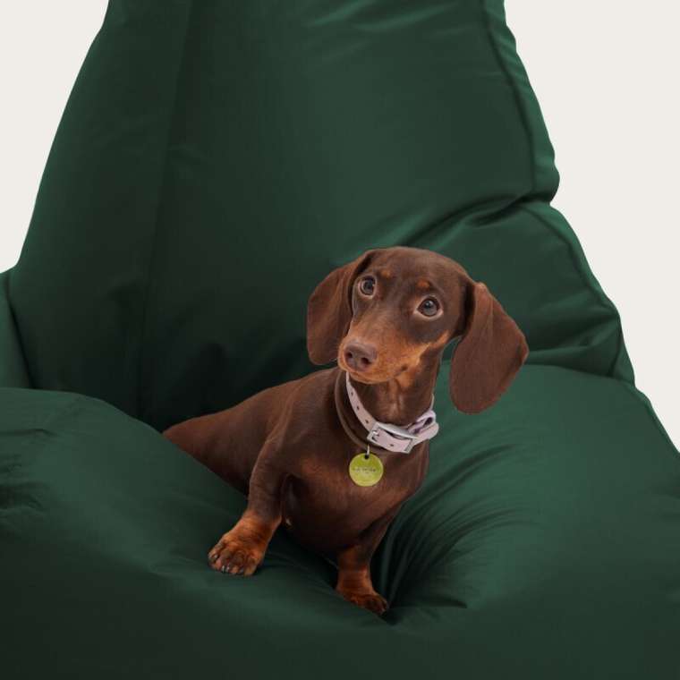 Кресло-мешок груша XХХL-Стандарт темно-зеленого цвета