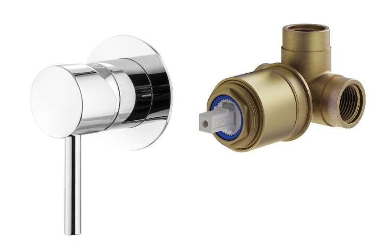 Смеситель встраиваемый для душа Plumberia Selection IXO KITXO1135CR цвета хром