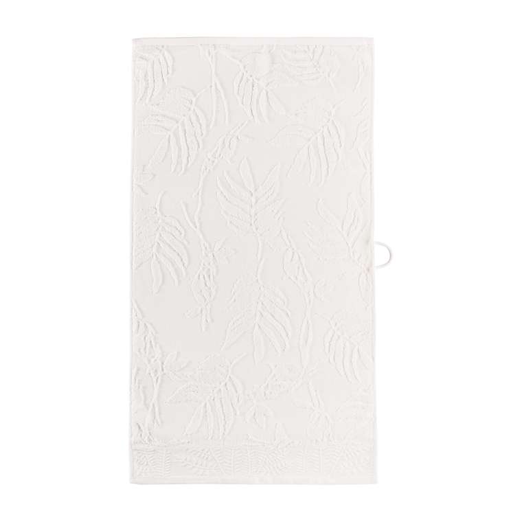 Полотенце Fleur для ванной 50х90 белого цвета