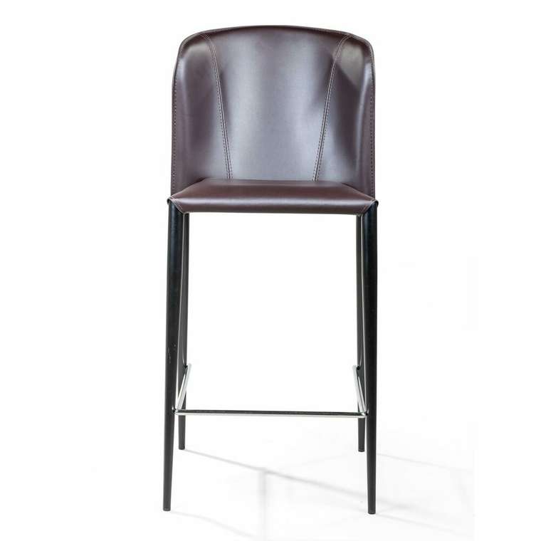 Полубарный стул Albert темно-коричневого цвета 