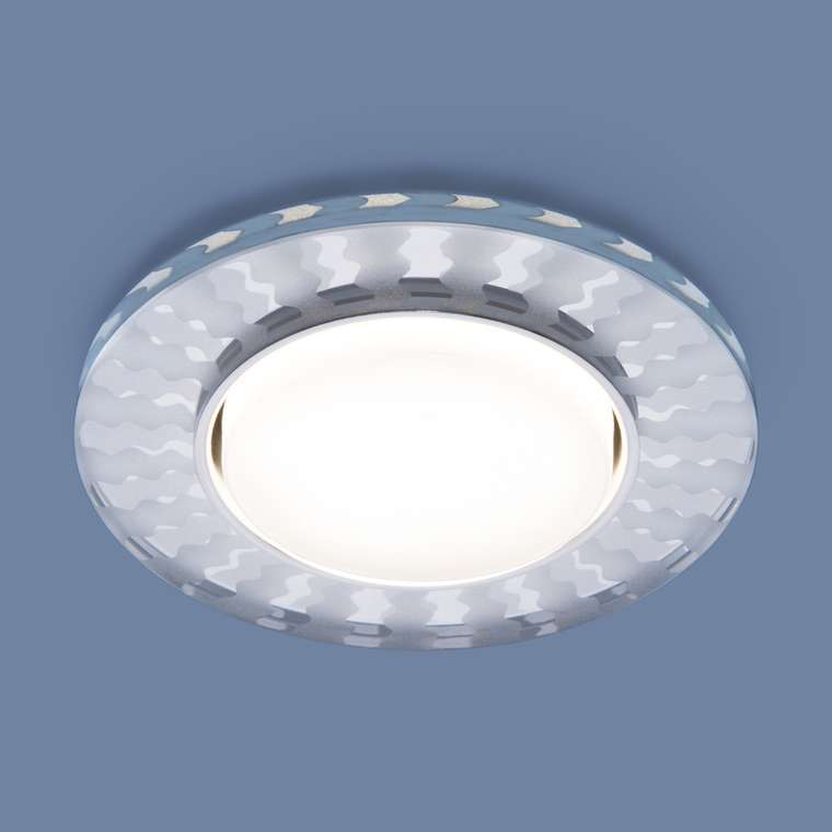 Встраиваемый точечный светильник с LED подсветкой 3038 GX53 Purish
