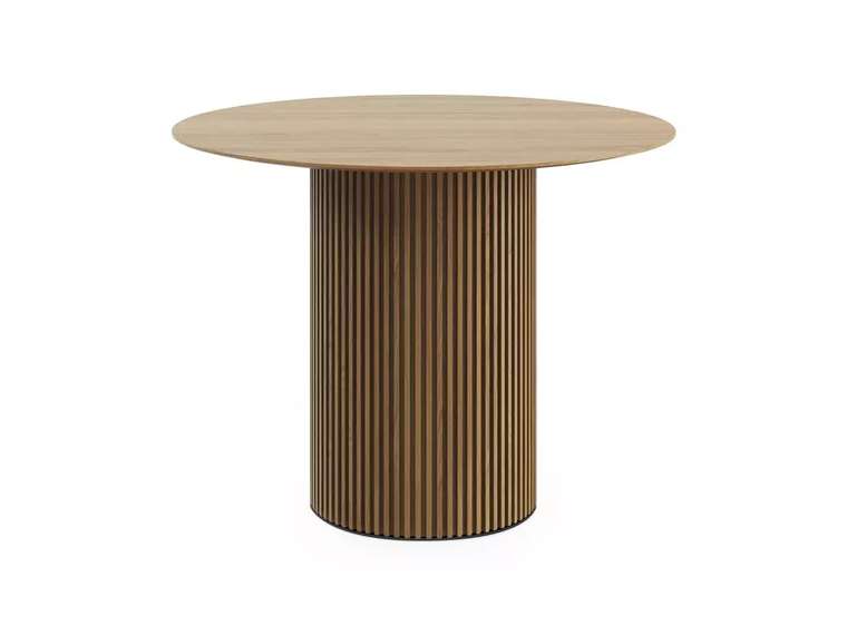 Стол обеденный Mono Stripe D100 бежевого цвета