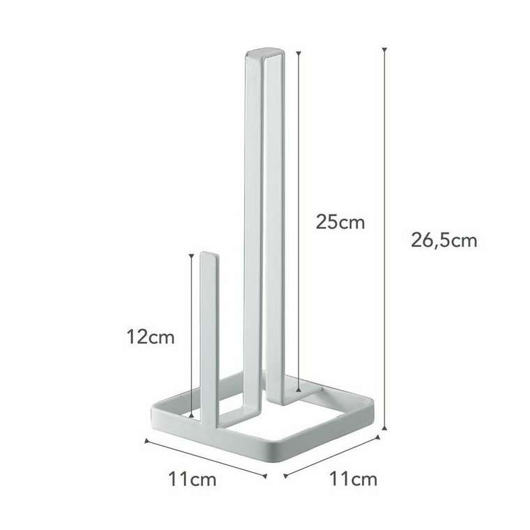 Подставка для рулонных полотенец Tower белого цвета