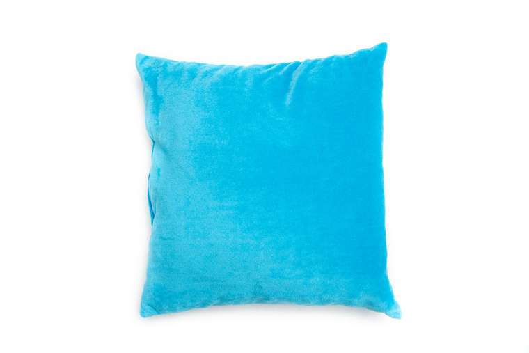 Подушка для кроваток-машинок 40х40 голубого цвета