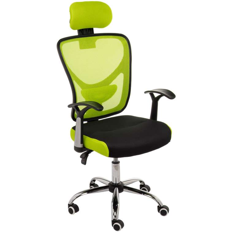 Компьютерное кресло Lody зелено-черного цвета