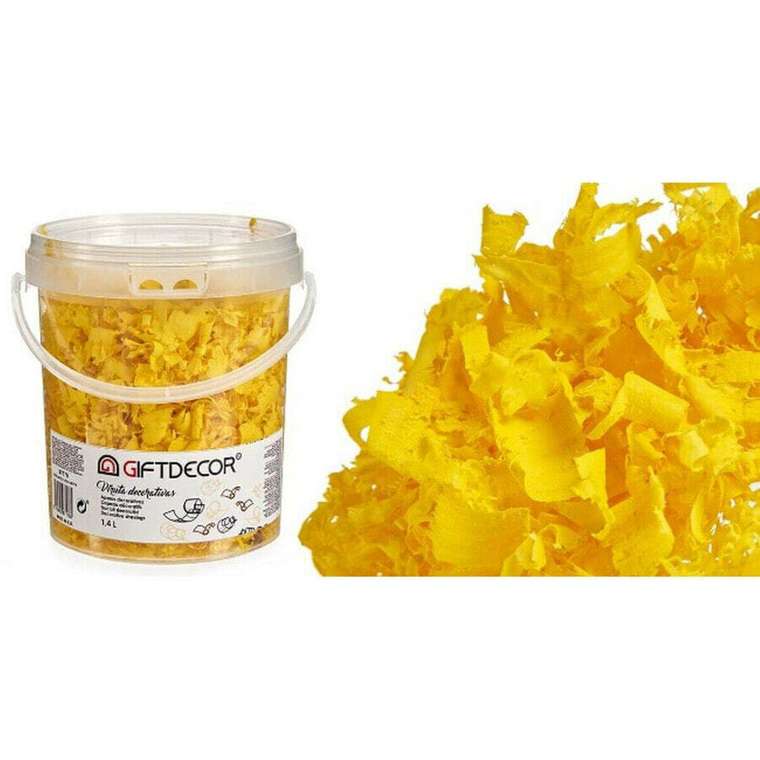 Искусственные растения Декоративная фишка 1,4 L Жёлтый (6 штук)