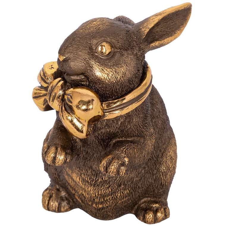 Статуэтка Кролик бронзового цвета