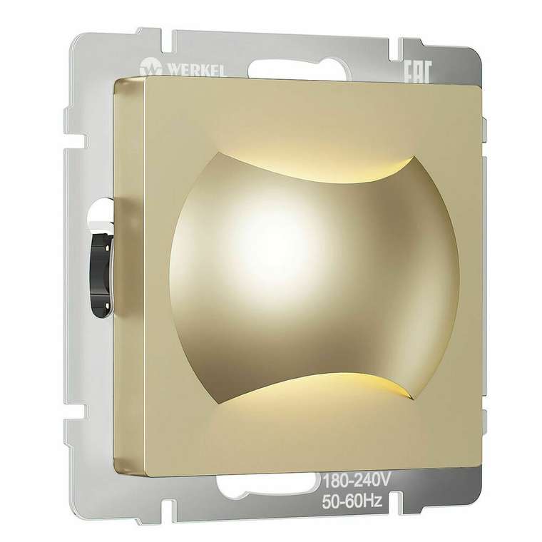 Встраиваемая LED подсветка Moon шампань W1154511 Встраиваемые механизмы шампань