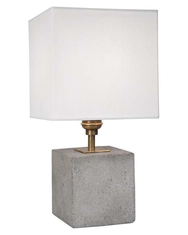 Настольная лампа Рьети с белым абажуром