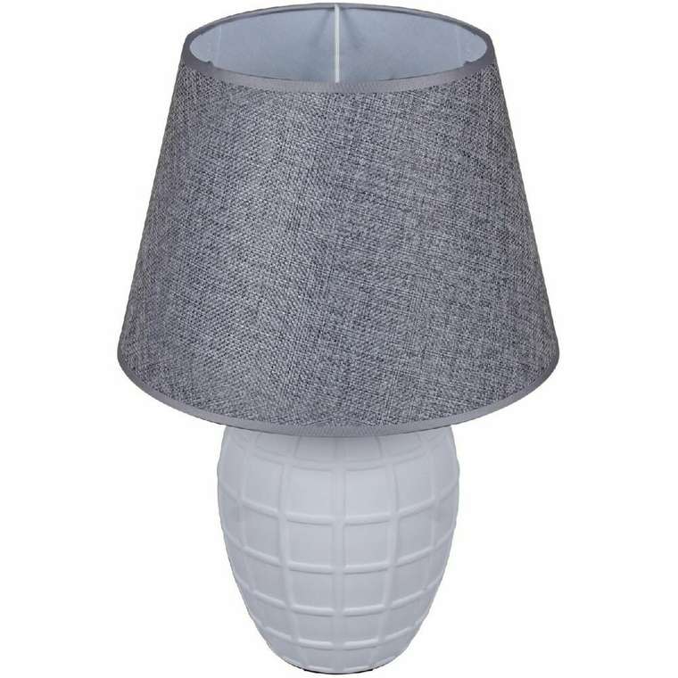 Настольная лампа 98690-0.7-01 (ткань, цвет серый)