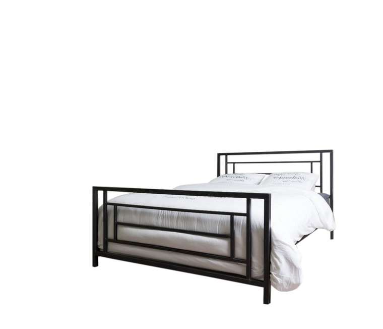 Кровать Орландо 140х200 черного цвета