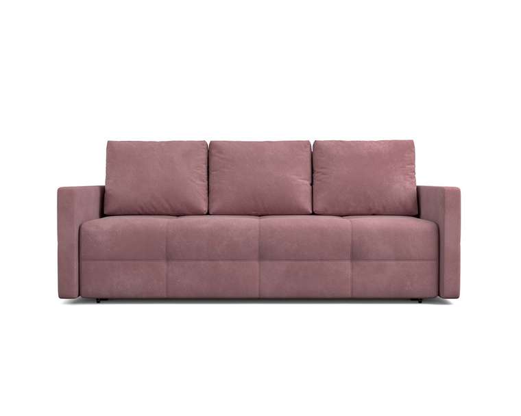 Прямой диван-кровать Марсель 2 пудрового цвета
