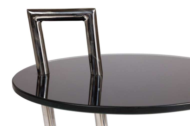 Стол сервировочный Janet из стекла и металла 