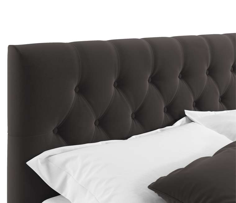 Кровать Verona 140х200 с подъемным механизмом коричневого цвета