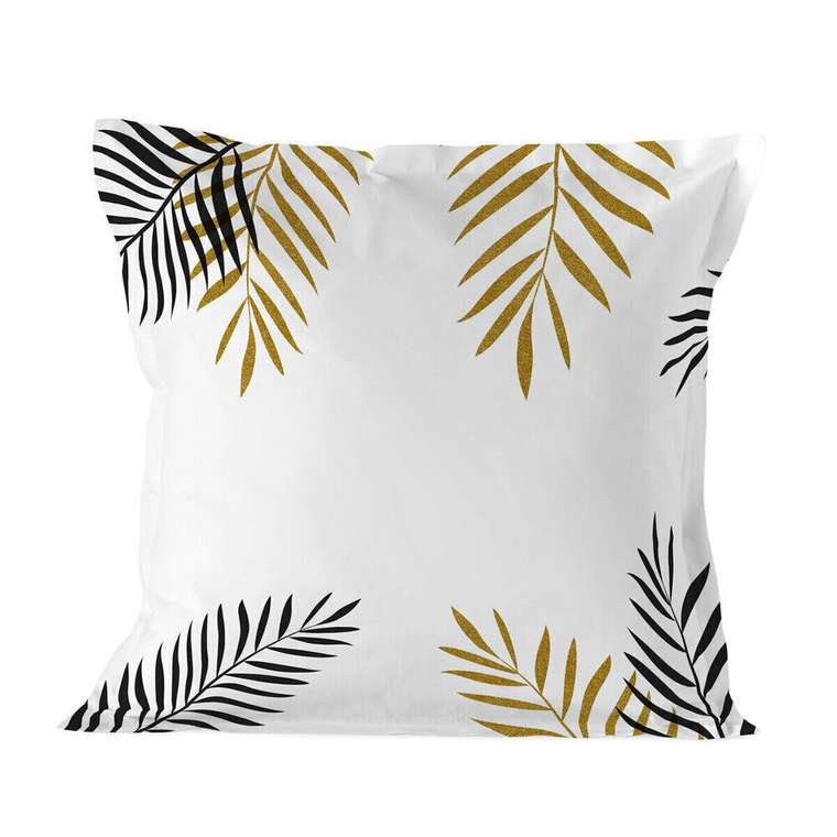 Наволочка Blanc Foliage 60x60 белого цвета