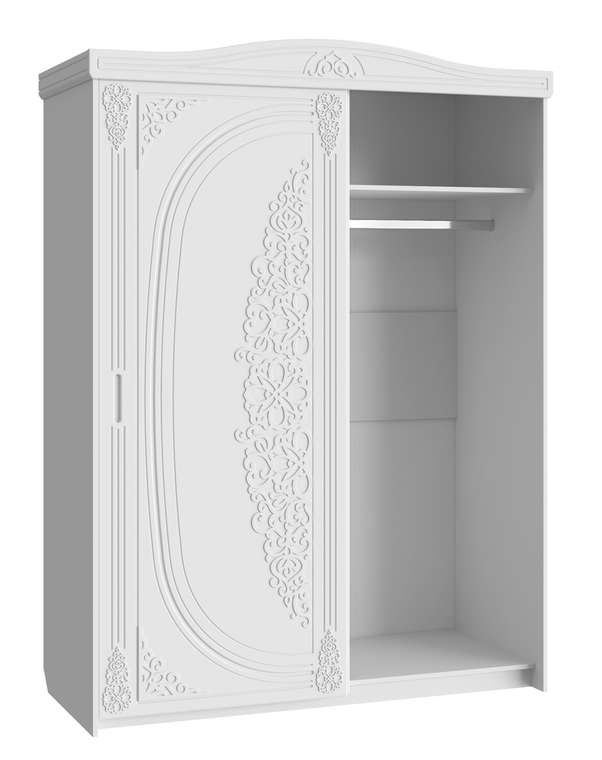 Шкаф-купе Ассоль белого цвета