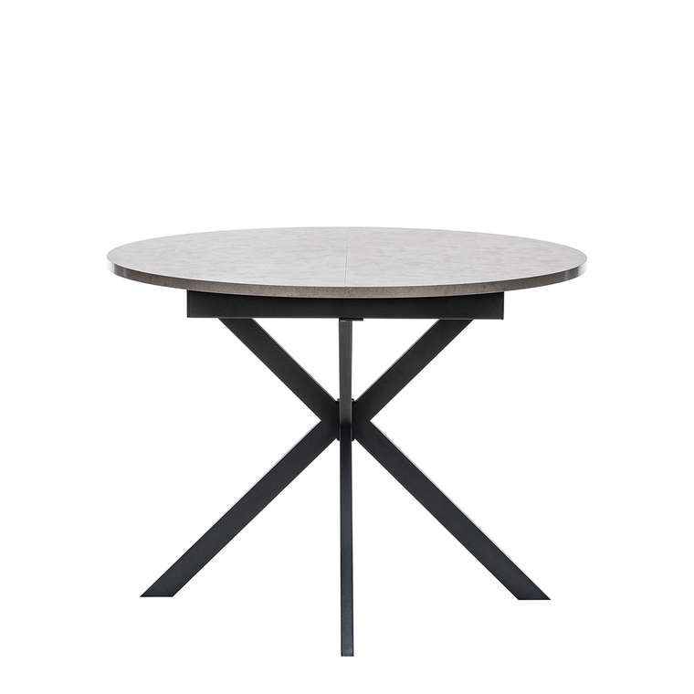 Стол обеденный  раздвижной Капри серого цвета