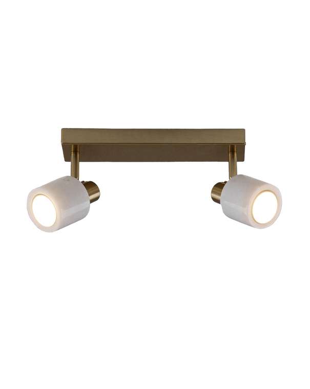 Спот Malet V11827-2C бело-золотого цвета