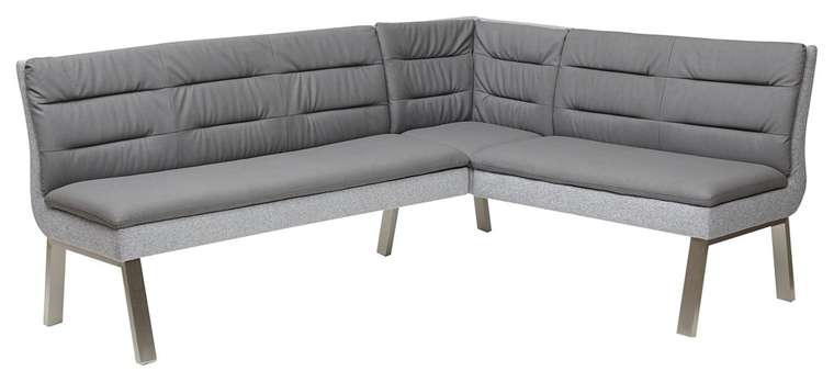 Угловой диван Malian серого цвета