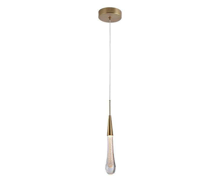Подвес Гутта латунь d10 h200 Led 3W (3000k)