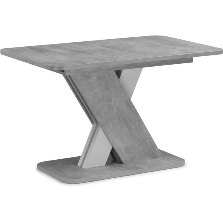 Раздвижной обеденный стол Аврора серого цвета
