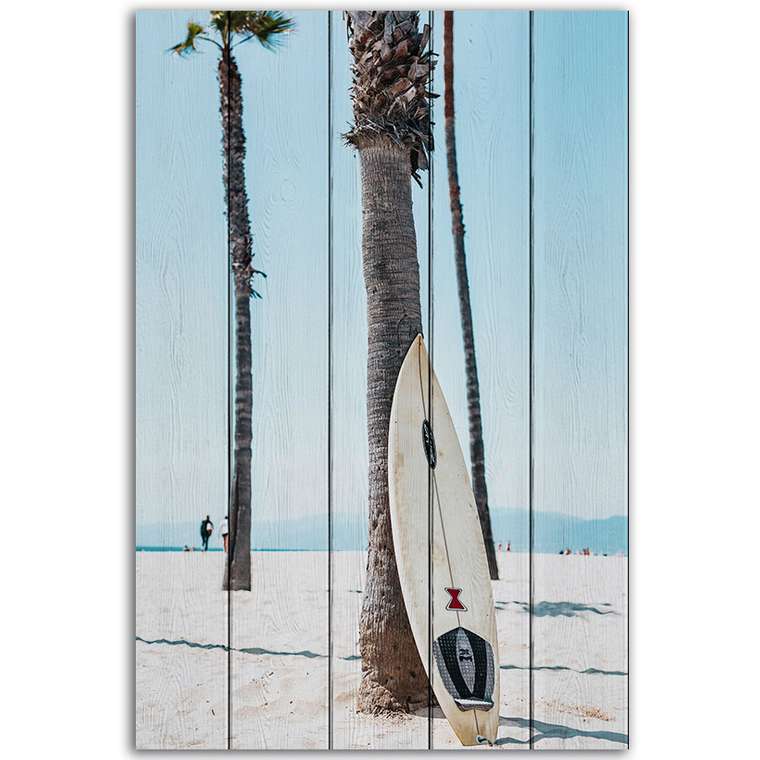 Картина на дереве Доска для серфинга 40х60 см