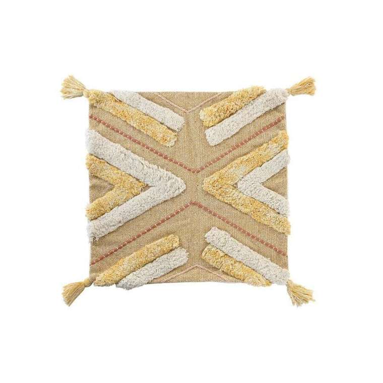 Наволочки Чехол для DKD Home Decor Жёлтый 50 x 1 x 50 см