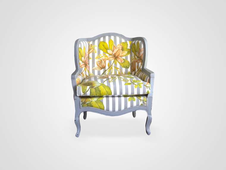 Кресло с принтом Цветы магнолии