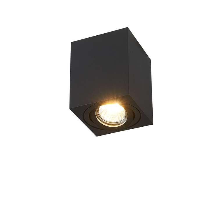 Накладной светильник Ninon поворотный черного цвета