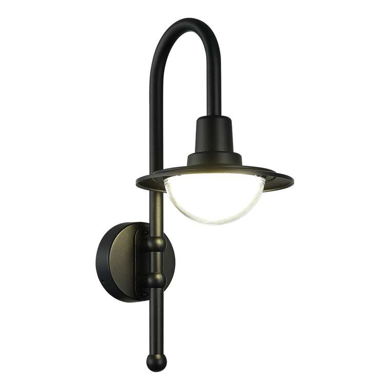 Светильник уличный настенный ST-Luce черный/Прозрачный LED 1*10W 4000K PROCHE