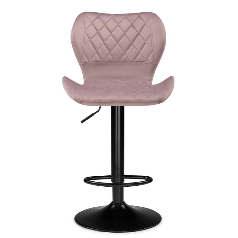 Барный стул Porch розово-черного цвета