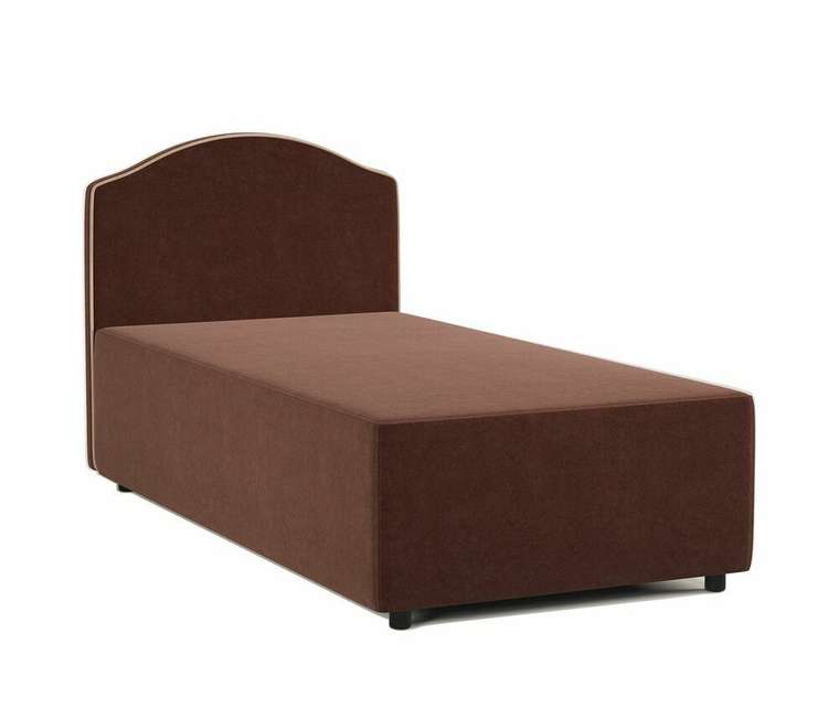 Кровать-тахта Класс 90х195 коричневого цвета без подъемного механизма