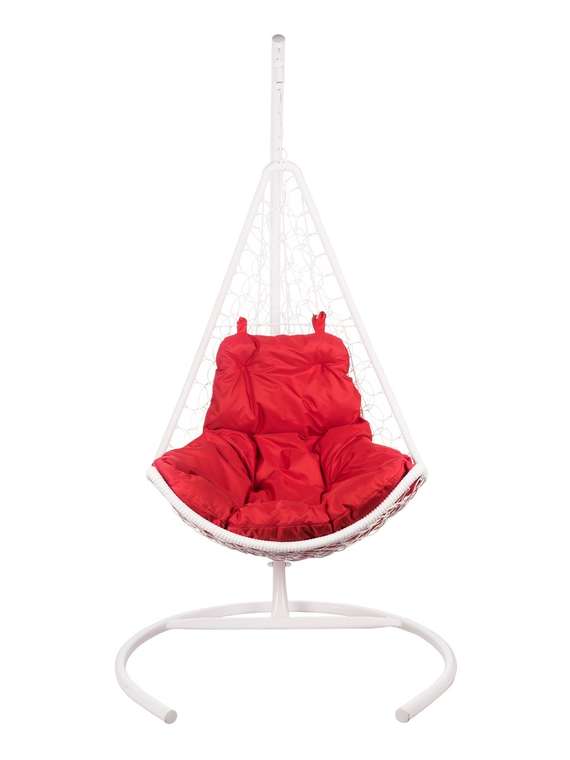 Кресло подвесное Wind с красной подушкой